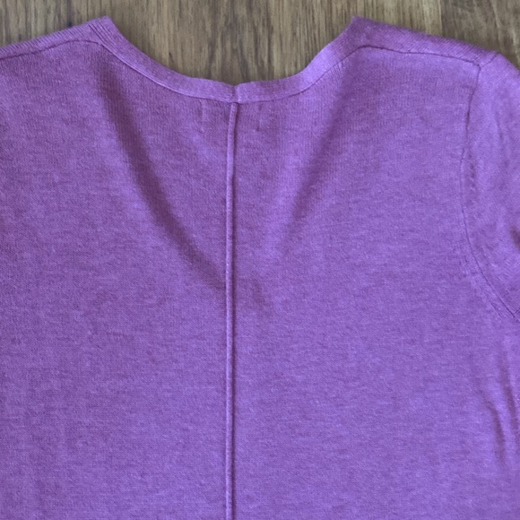 Old Navy dusty rose, long sleeve, v-neck tunic sweater - Picture 7 of 11